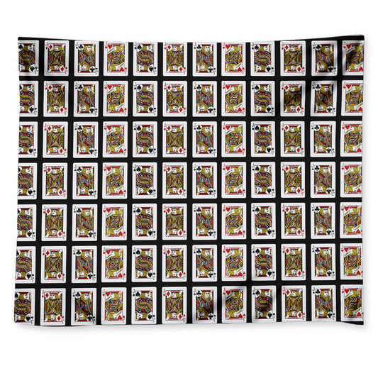 Four Jacks Playing Cards Pattern Print Tapestry