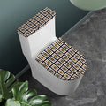 Four Jacks Playing Cards Pattern Print Toilet Lid And Tank Cover Set