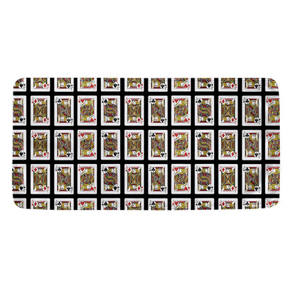 Four Jacks Playing Cards Pattern Print Towel