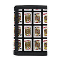 Four Jacks Playing Cards Pattern Print Trifold Wallet