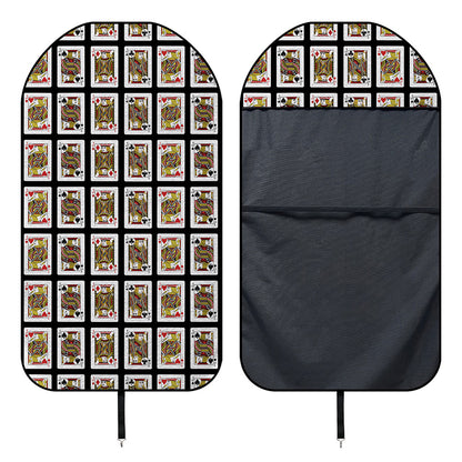 Four Jacks Playing Cards Pattern Print Waterproof Car Seat Cover