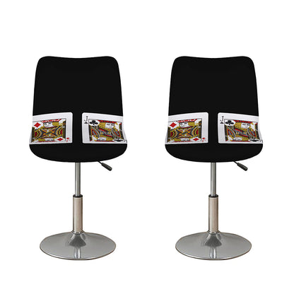 Four Jacks Playing Cards Print Bar Stool Covers