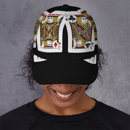 Four Jacks Playing Cards Print Baseball Cap