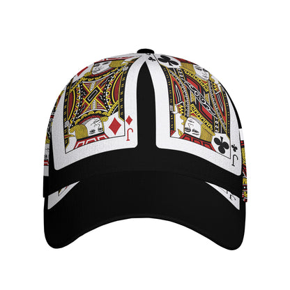 Four Jacks Playing Cards Print Baseball Cap