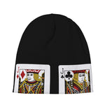 Four Jacks Playing Cards Print Beanie