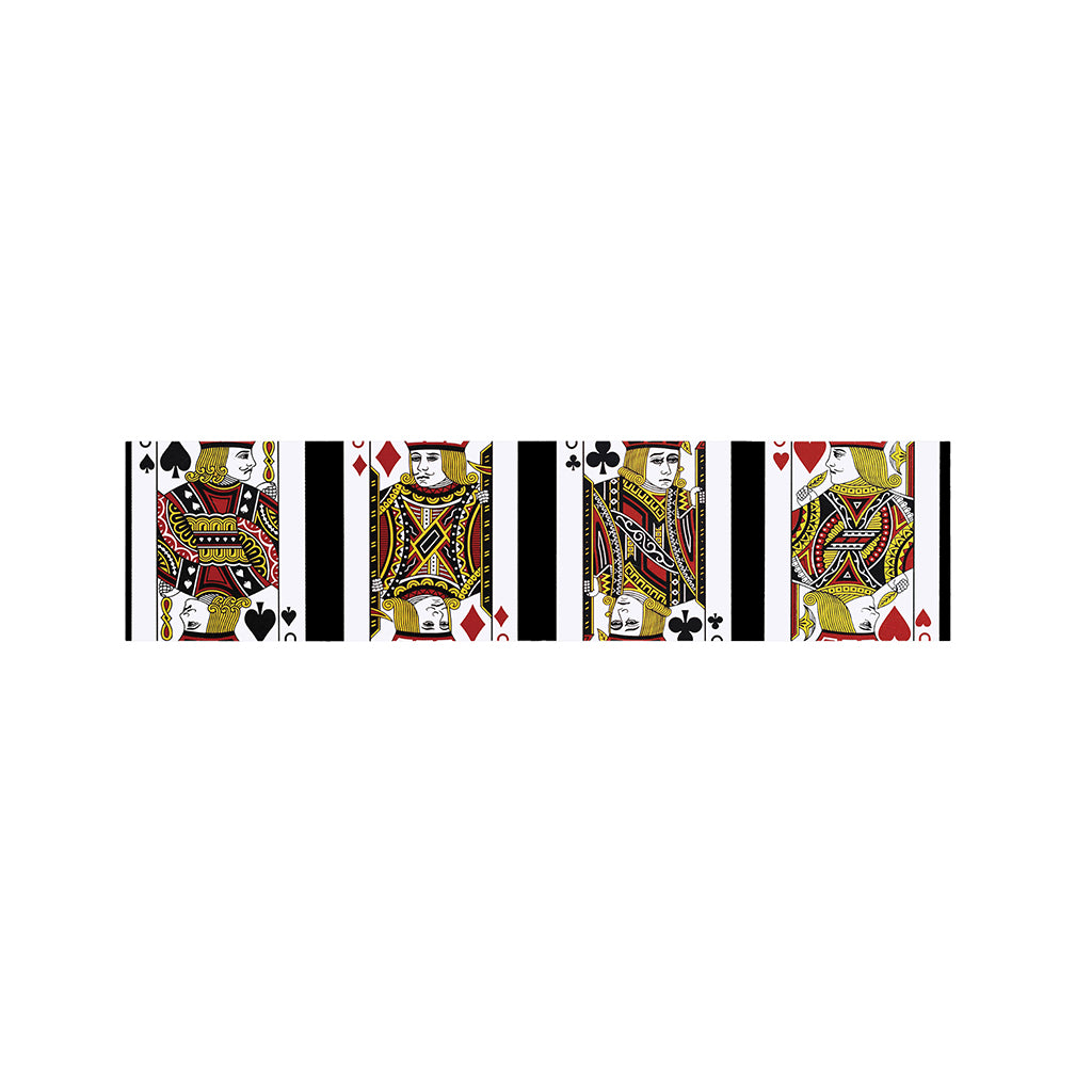 Four Jacks Playing Cards Print Bed Runner