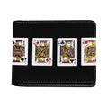 Four Jacks Playing Cards Print Bifold Wallet