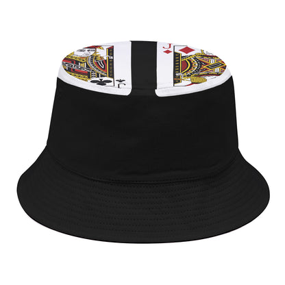 Four Jacks Playing Cards Print Bucket Hat