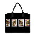 Four Jacks Playing Cards Print Canvas Tote Bag