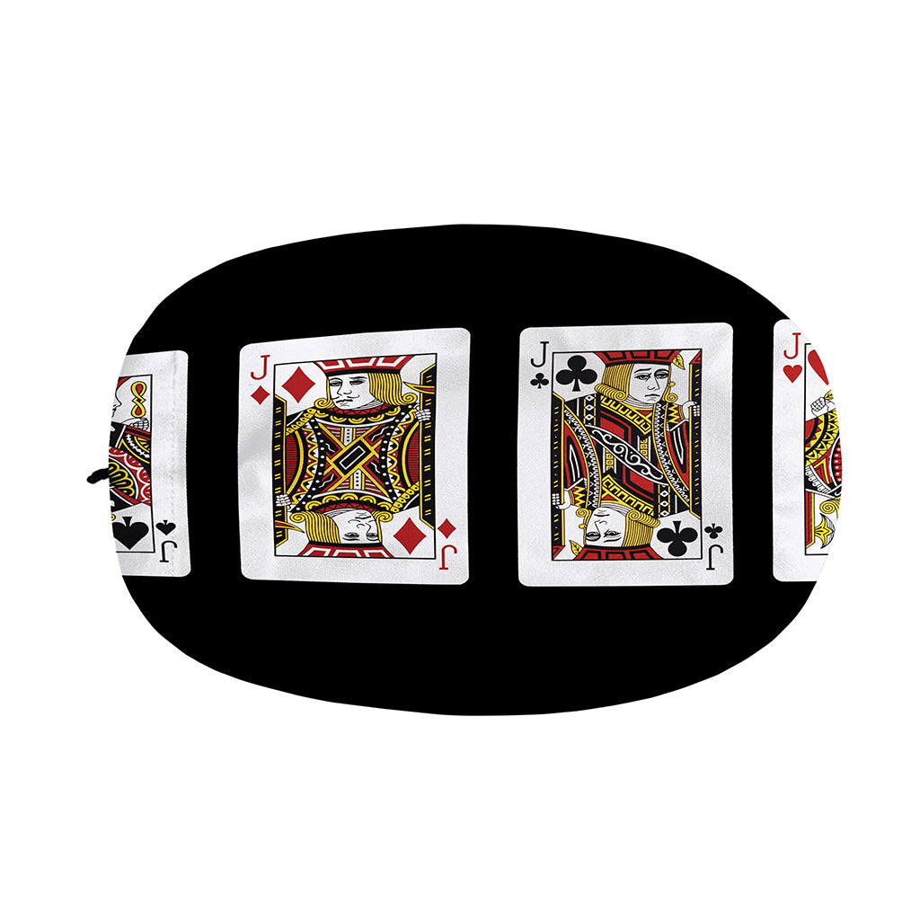 Four Jacks Playing Cards Print Car Side Mirror Covers