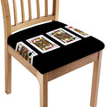 Four Jacks Playing Cards Print Chair Cushion Cover