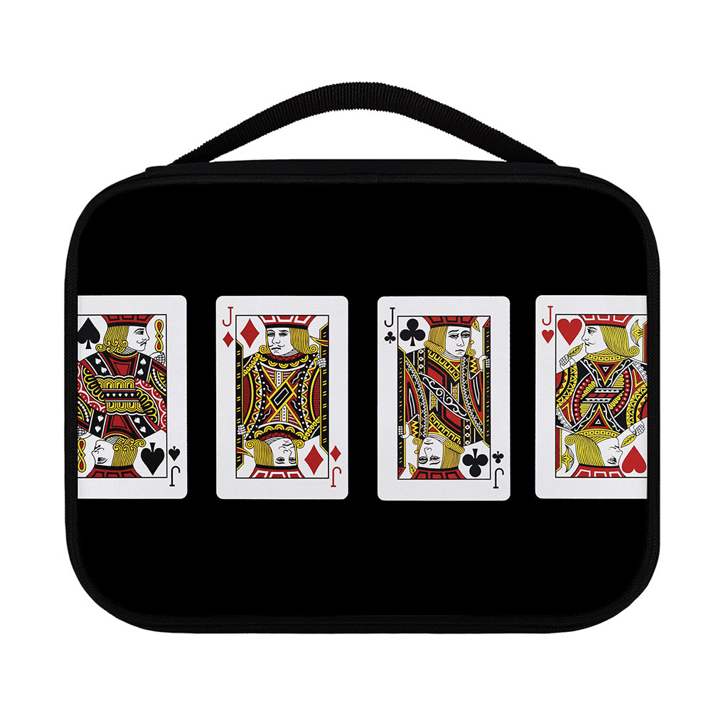 Four Jacks Playing Cards Print Classic Bible Case