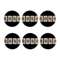 Four Jacks Playing Cards Print Coaster Set