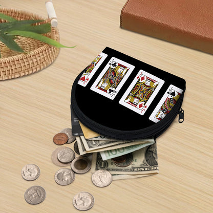 Four Jacks Playing Cards Print Coin Purse