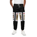 Four Jacks Playing Cards Print Cotton Sweatpants