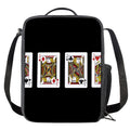 Four Jacks Playing Cards Print Crossbody Lunch Bag