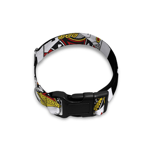 Four Jacks Playing Cards Print Dog Collar