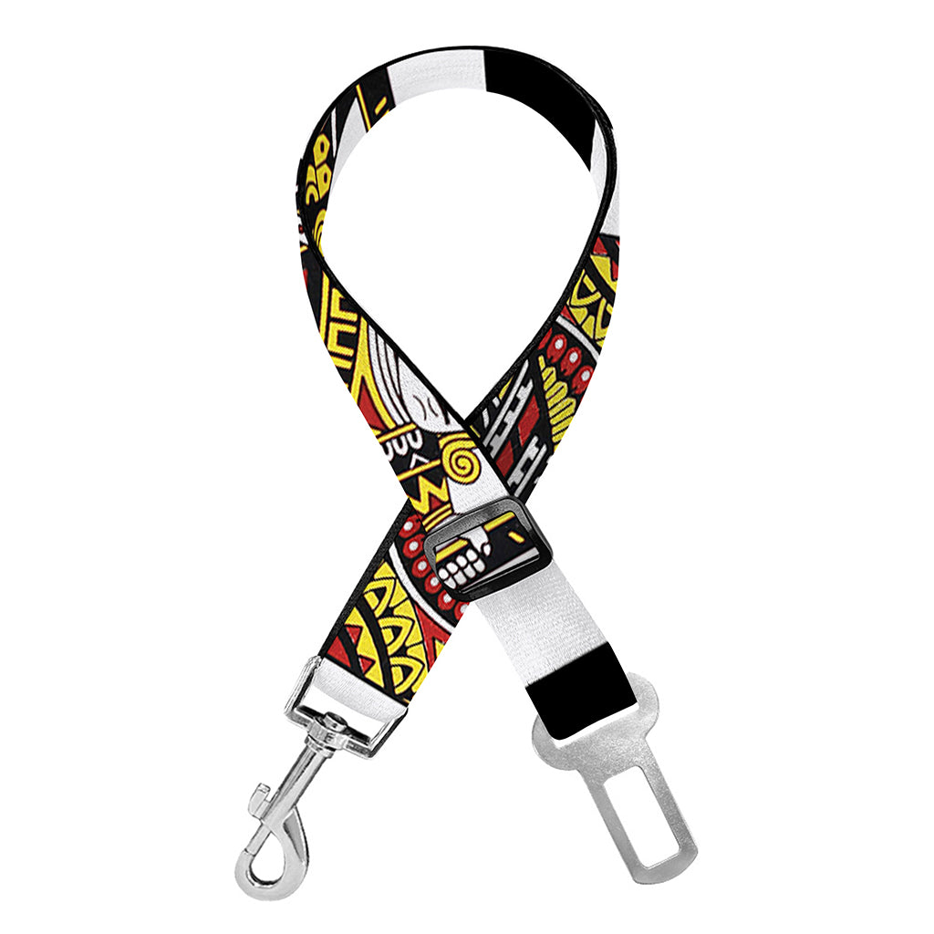 Four Jacks Playing Cards Print Dog Seat Belt