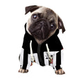 Four Jacks Playing Cards Print Dog Zip Up Hoodie