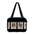 Four Jacks Playing Cards Print Double Strap Bible Bag