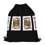 Four Jacks Playing Cards Print Drawstring Bag