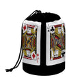 Four Jacks Playing Cards Print Drawstring Makeup Bag