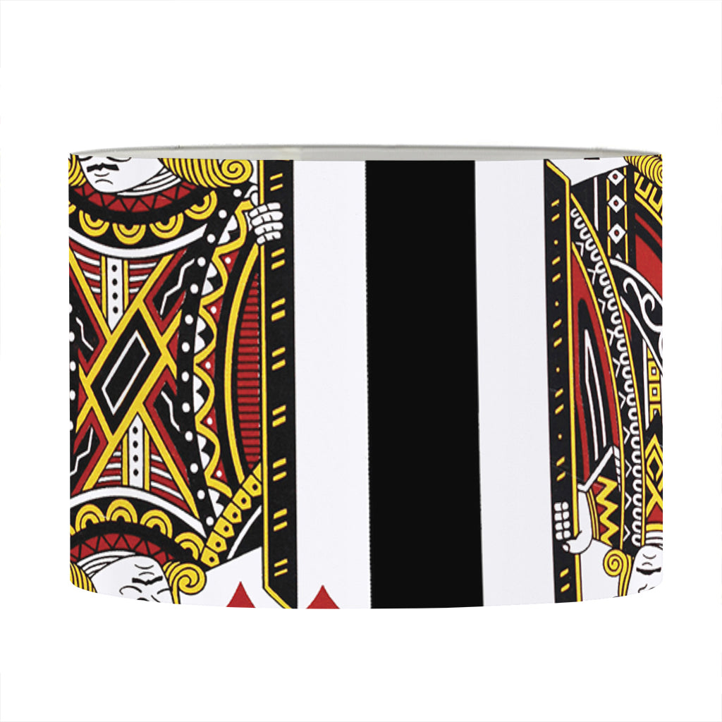 Four Jacks Playing Cards Print Drum Lamp Shade