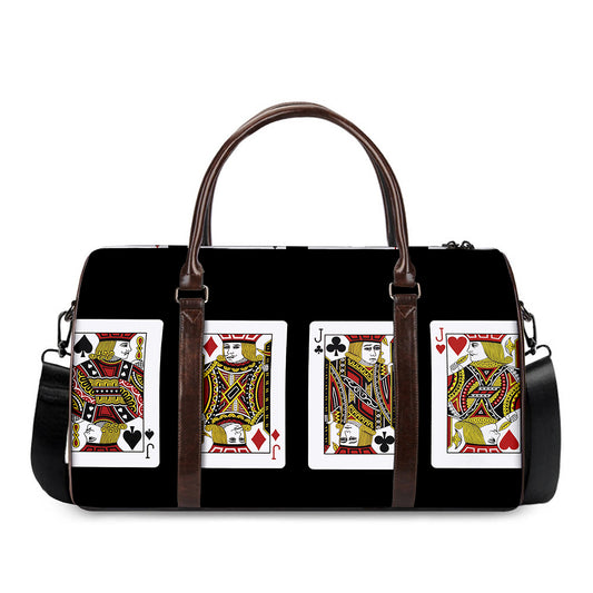 Four Jacks Playing Cards Print Duffle Bag