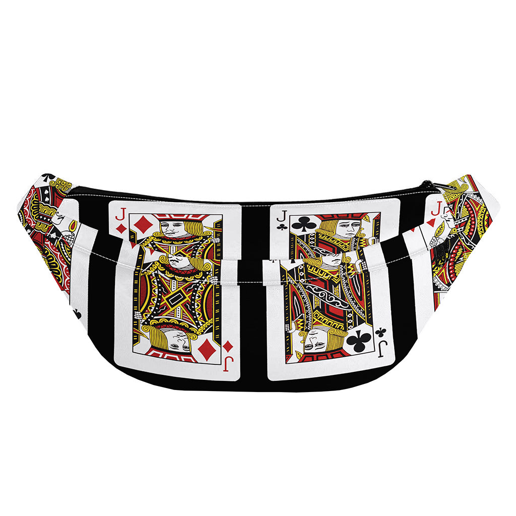 Four Jacks Playing Cards Print Fanny Pack