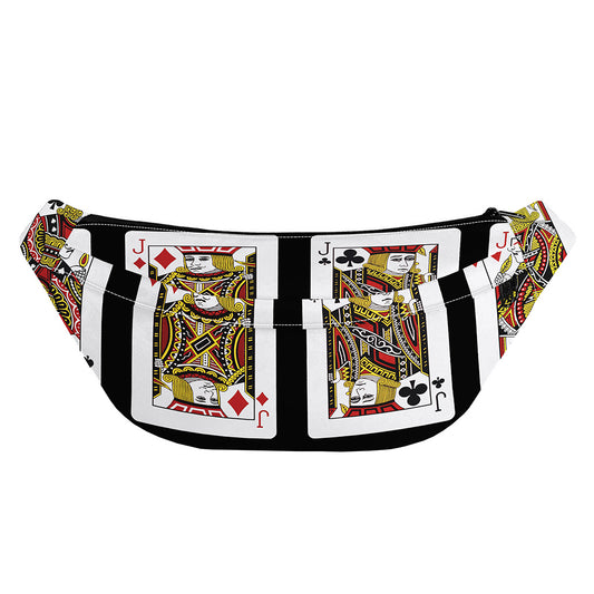 Four Jacks Playing Cards Print Fanny Pack