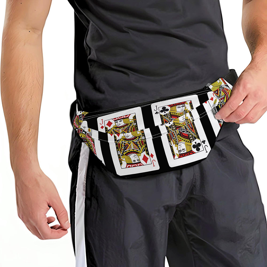 Four Jacks Playing Cards Print Fanny Pack