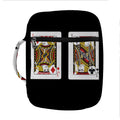 Four Jacks Playing Cards Print Front Pocket Bible Bag