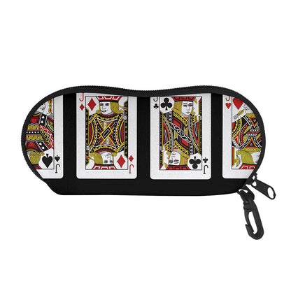 Four Jacks Playing Cards Print Glasses Case