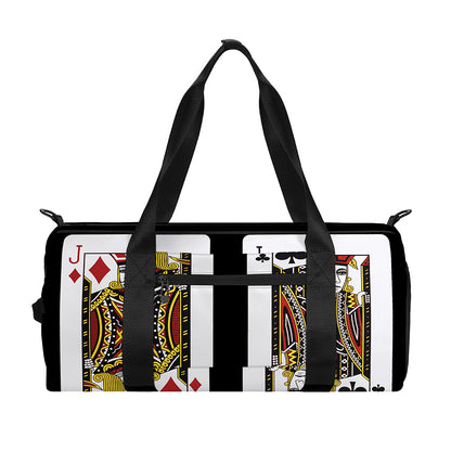 Four Jacks Playing Cards Print Gym Bag