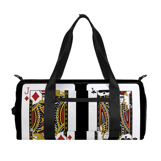 Four Jacks Playing Cards Print Gym Bag