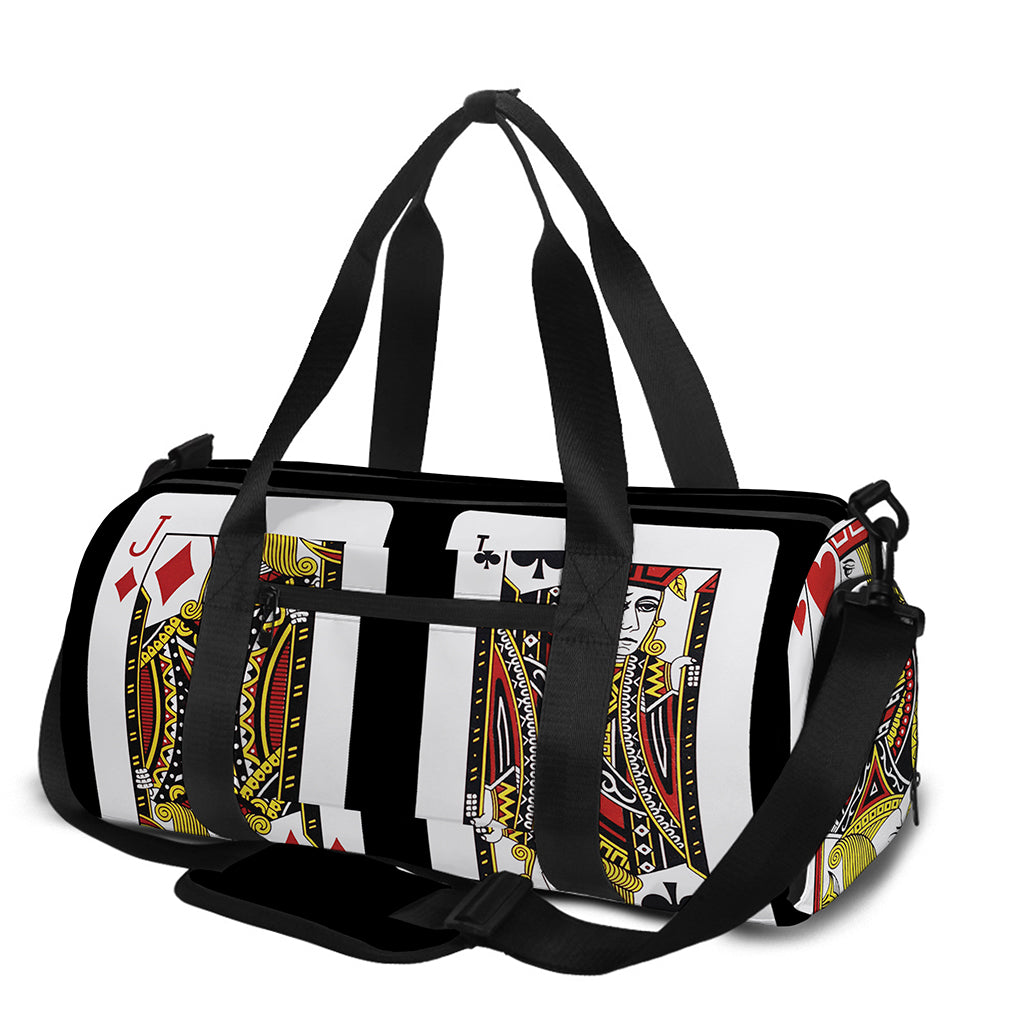 Four Jacks Playing Cards Print Gym Bag