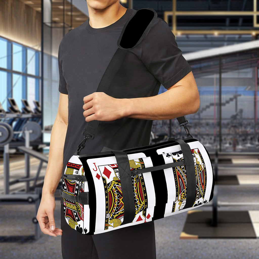 Four Jacks Playing Cards Print Gym Bag