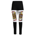 Four Jacks Playing Cards Print High-Waisted Pocket Leggings