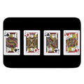 Four Jacks Playing Cards Print Indoor Door Mat