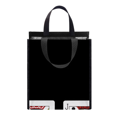 Four Jacks Playing Cards Print Insulated Lunch Tote
