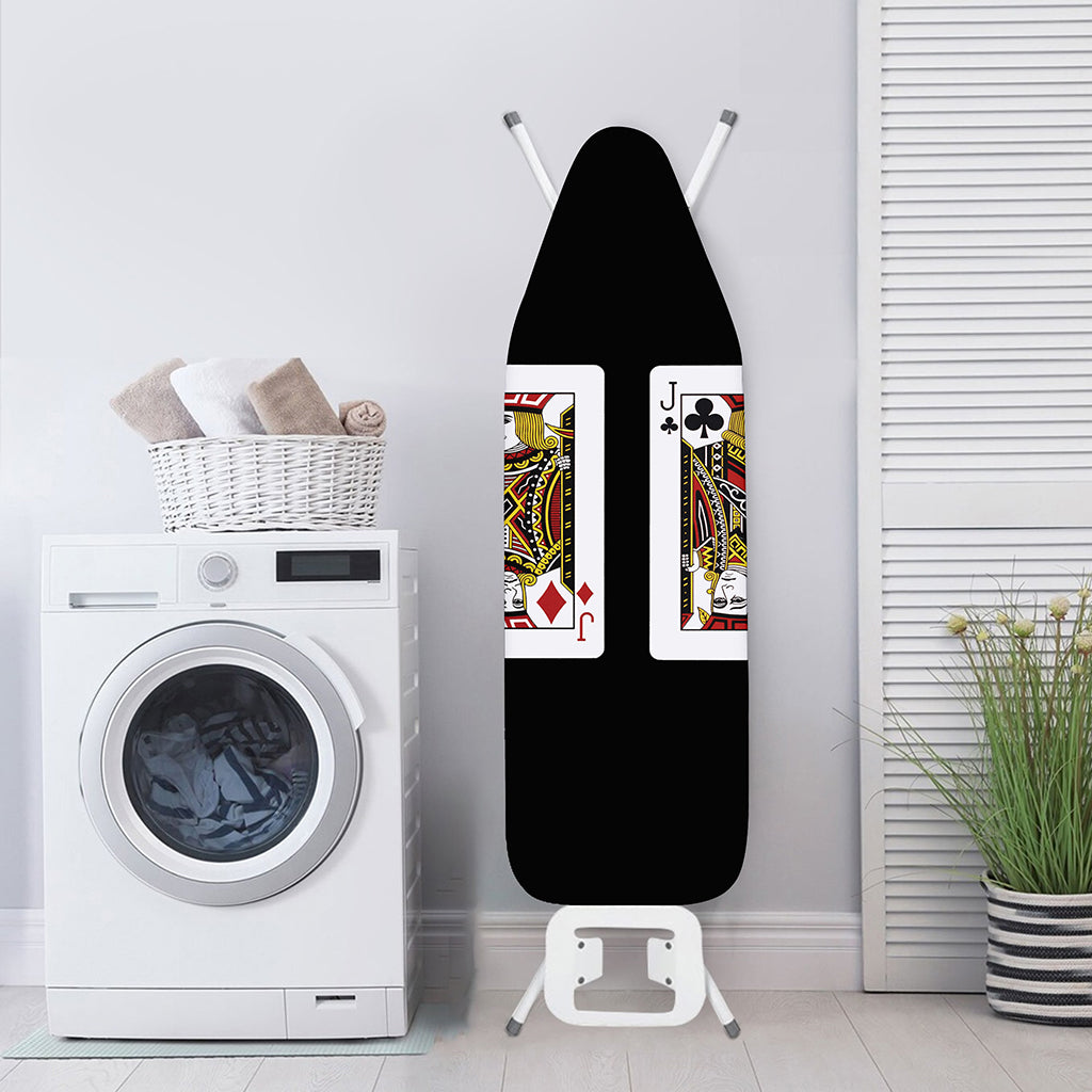 Four Jacks Playing Cards Print Ironing Board Cover
