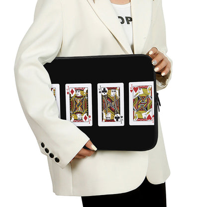Four Jacks Playing Cards Print Laptop Sleeve