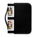 Four Jacks Playing Cards Print Leather Bible Cover