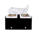 Four Jacks Playing Cards Print Leather Tissue Box Cover