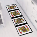 Four Jacks Playing Cards Print Long Kitchen Mat