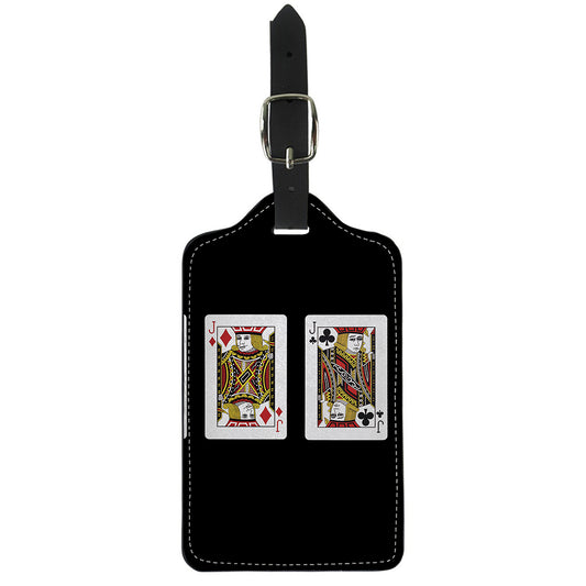 Four Jacks Playing Cards Print Luggage Tag