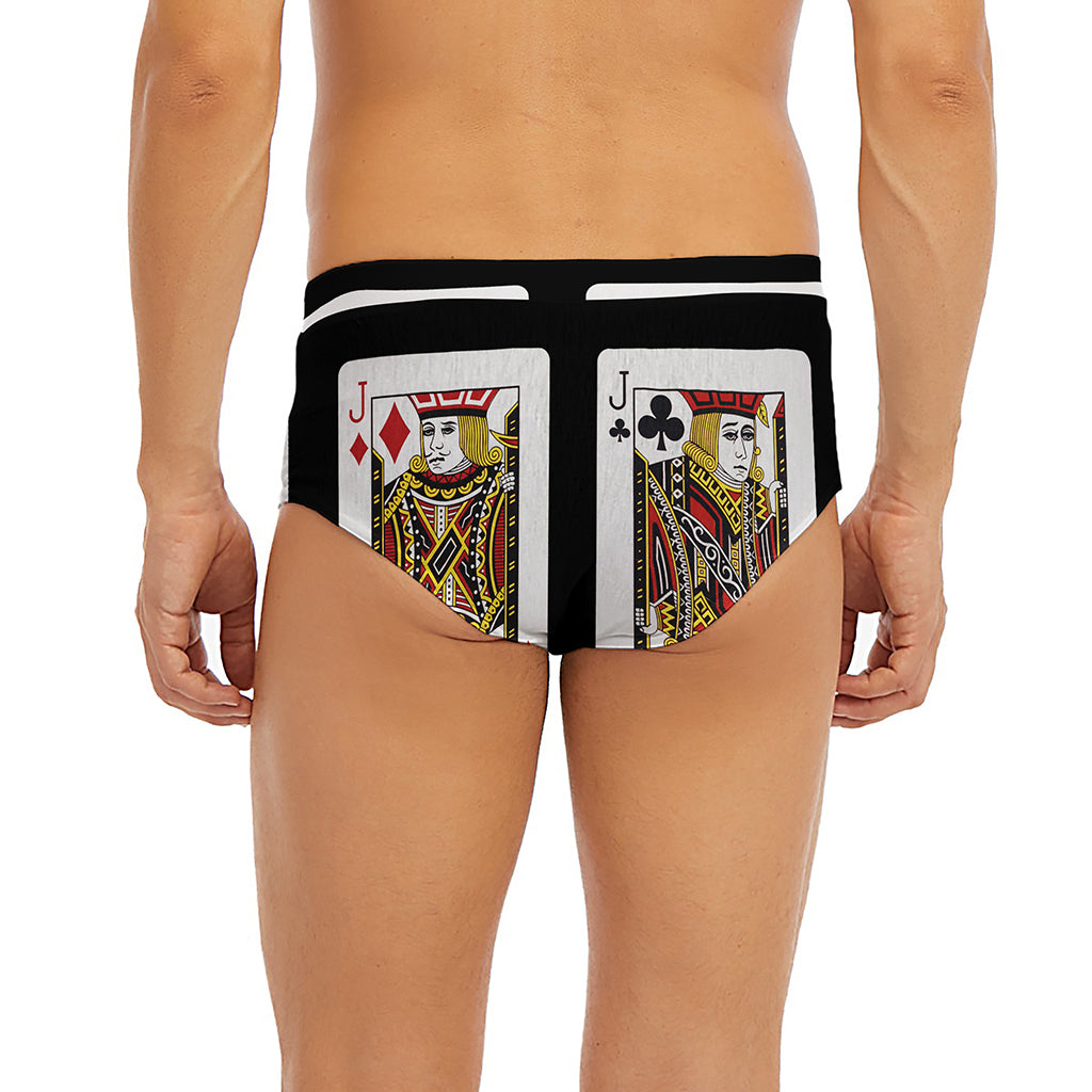 Four Jacks Playing Cards Print Men's Briefs