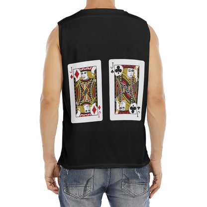 Four Jacks Playing Cards Print Men's Fitness Tank Top