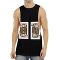 Four Jacks Playing Cards Print Men's Muscle Tank Top