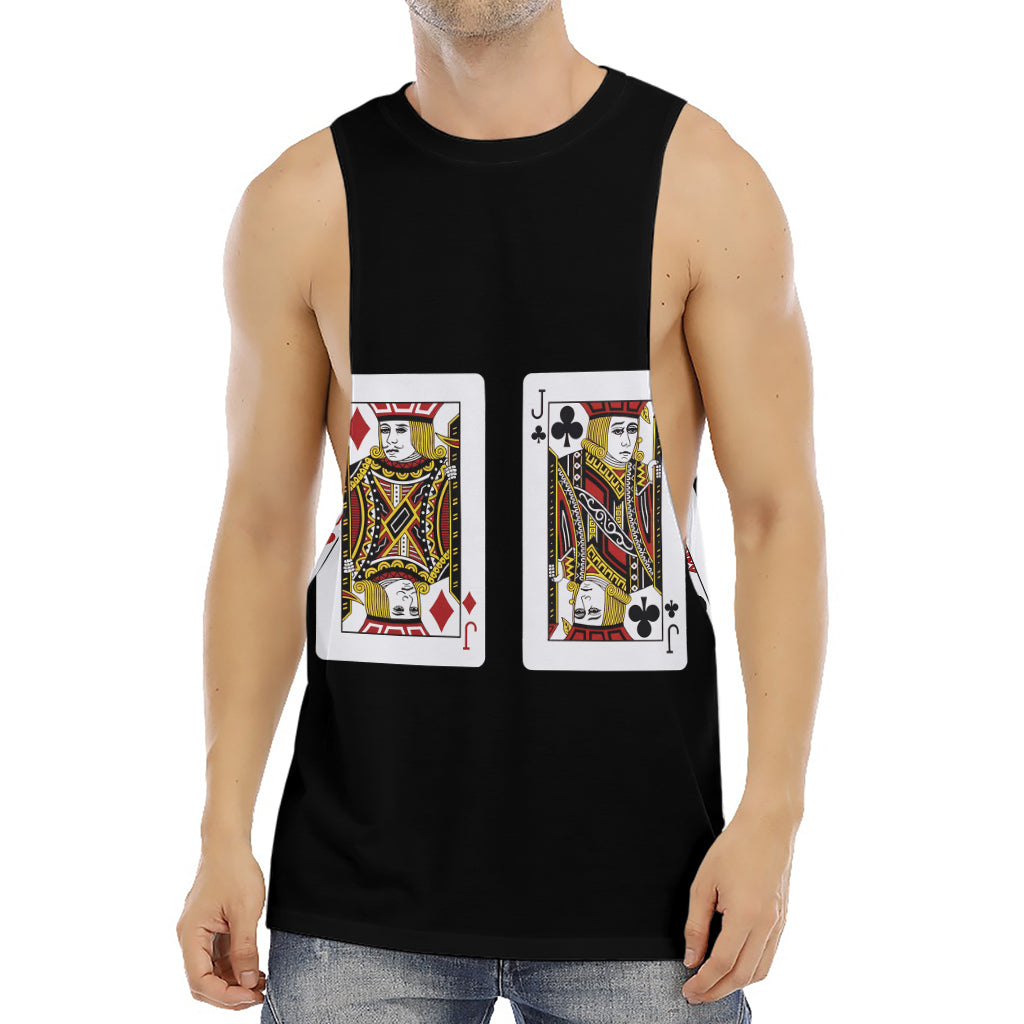 Four Jacks Playing Cards Print Men's Muscle Tank Top